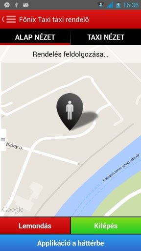 Főnix Taxi rendelő alkalmazás截图5