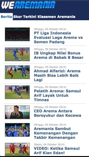 Arema Malang FC News截图1