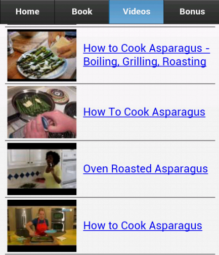 How to cook asparagus Recipes截图3