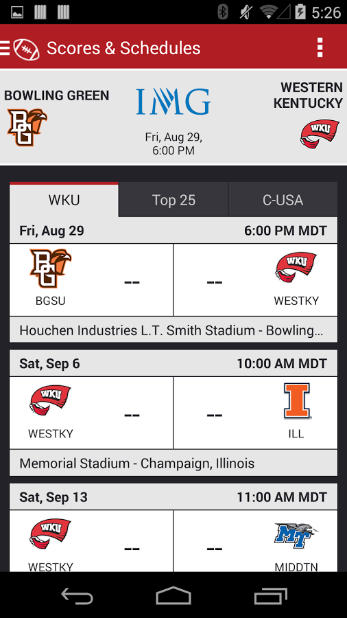 Western Kentucky Gameday截图5