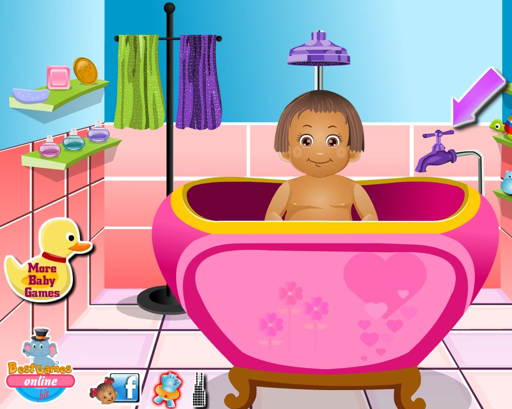 Baby Daisy Bathing Time截图5