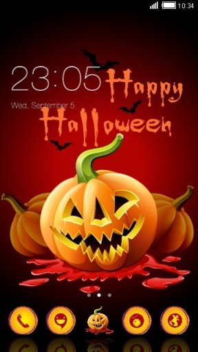 Happy Halloween Clauncher Theme截图3