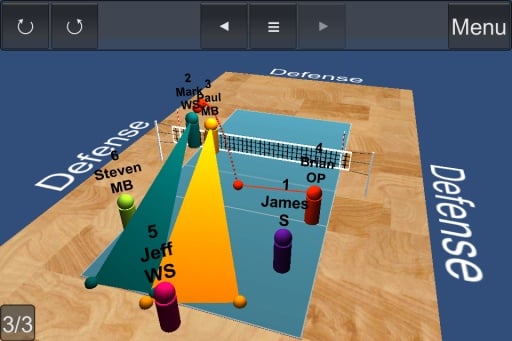 Volleyball TactiX 3D截图2