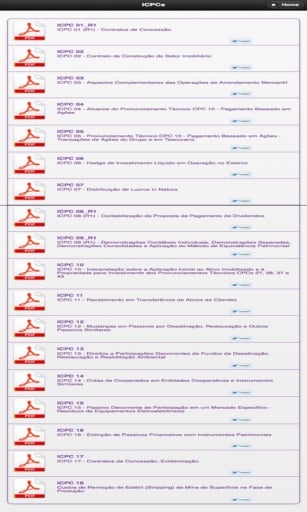 CPC Pronunciamentos Contabeis截图1