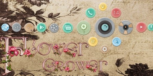 Flower Grower Icons &amp; Theme截图4