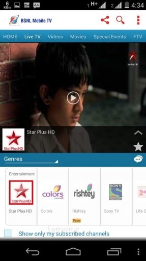 BSNL Mobile TV截图1