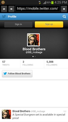 Blood Brothers Unofficial App截图5