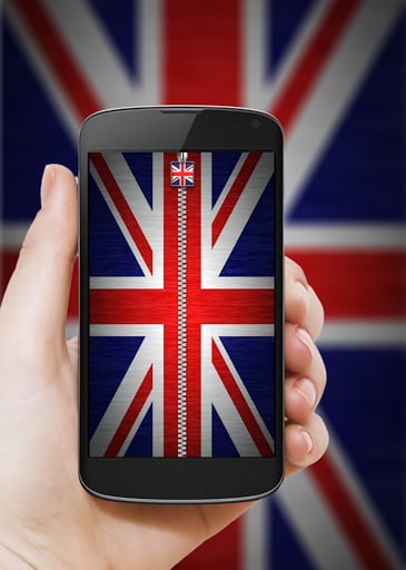 UK Flag Zipper Lock截图5