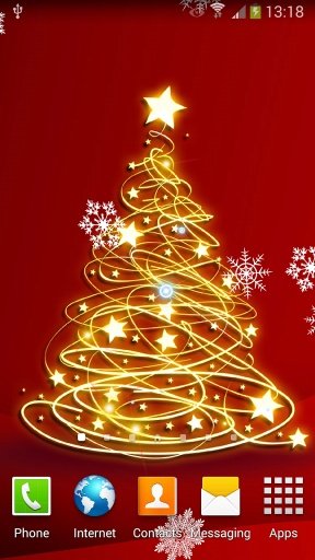 3D Christmas Tree Live Wallpaper截图3