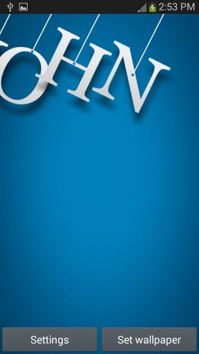 3D Name Live Wallpapers截图2