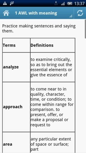 AWL Vocab Builder截图1