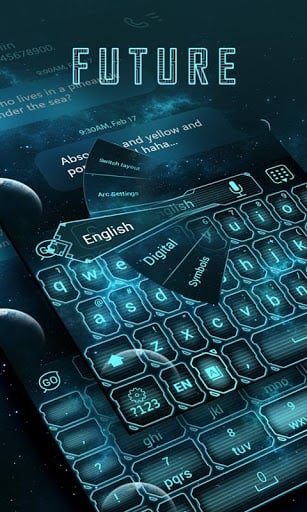 Future GO Keyboard Theme截图4