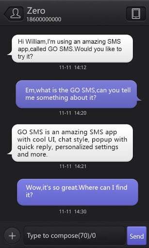 GO SMS Pro Zkb Theme EX截图2