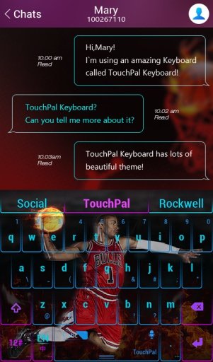 TouchPal SkinPack NBASlamDunk截图3