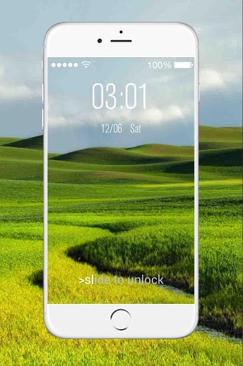 IOS8 Lock Screen-iphone lock截图2