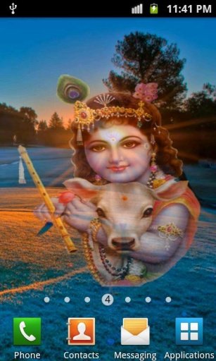Krishna Magic Live Wallpaper截图2