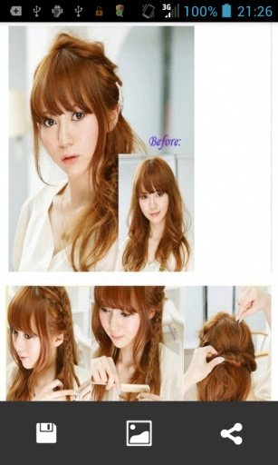 Hairstyle step illustrations截图3