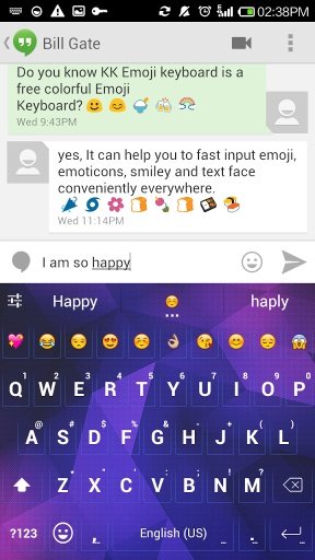 Color Square Emoji Keyboard截图5