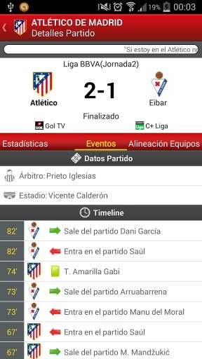 Atl&eacute;tico de Madrid M&oacute;vil截图1