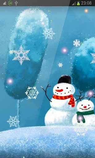 Funny Snowman Happy New Year截图3