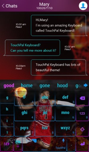 TouchPal SkinPack NBASlamDunk截图5