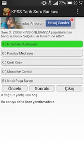 KPSS Tarih Soru Bankası截图2