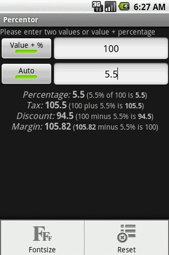 THE Percentage Calculator截图3