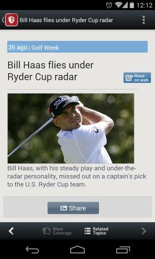 SF - Unofficial Ryder Cup News截图6