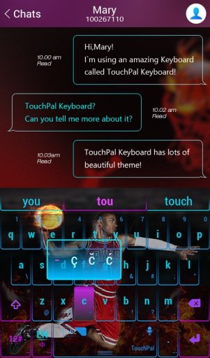 TouchPal SkinPack NBASlamDunk截图6