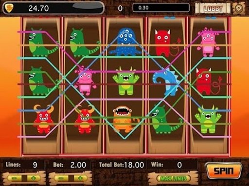 Angry Monster Slot Machines截图3