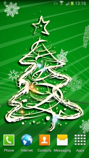 3D Christmas Tree Live Wallpaper截图1