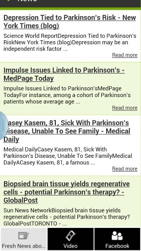 Fresh News About Parkinson截图2