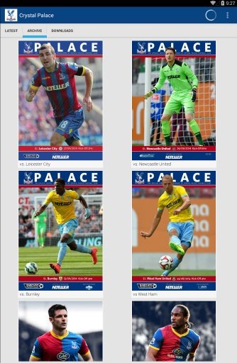 Crystal Palace FC programmes截图1