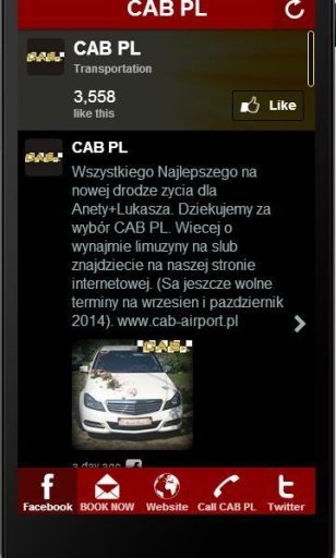 CAB PL - Airport transfers截图1