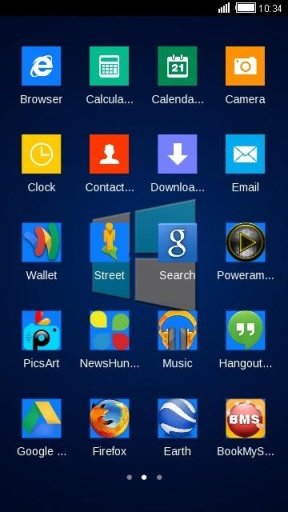 Simple Blue Android Theme截图1