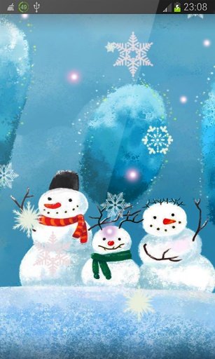 Funny Snowman Happy New Year截图2