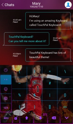 TouchPal SkinPack NBASlamDunk截图2