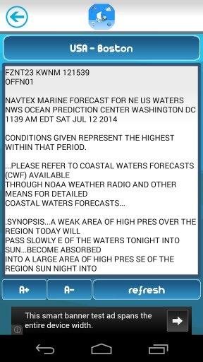 NAVTEX Marine Weather截图4