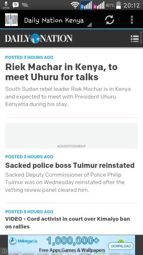 Daily Nation Kenya截图2