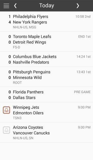 NHL Hockey Schedule截图5