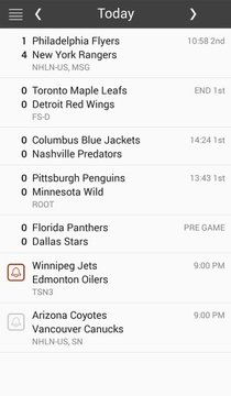 NHL Hockey Schedule截图