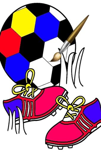 stickman soccer coloring截图1