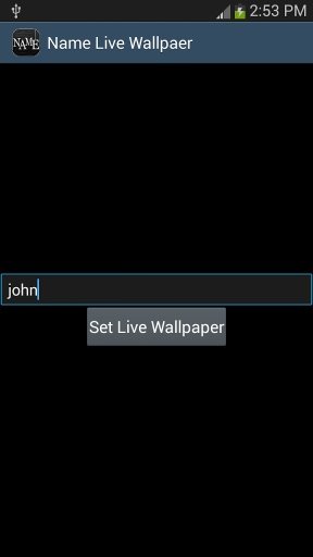 3D Name Live Wallpapers截图4