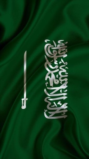 Saudi Arabia flag water effect截图1