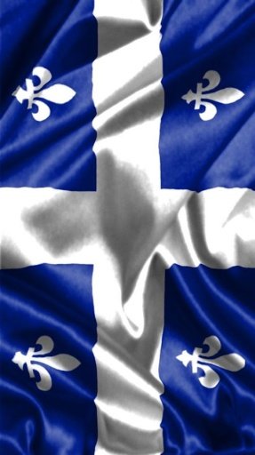 Quebec flag water effect LWP截图3