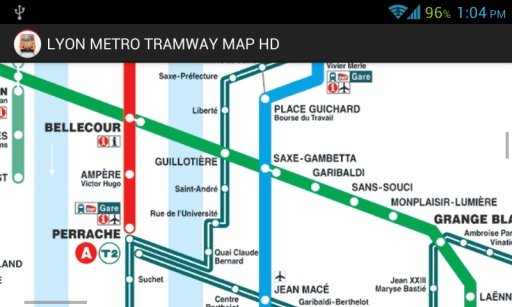 LYON METRO TRAMWAY MAP HD截图4