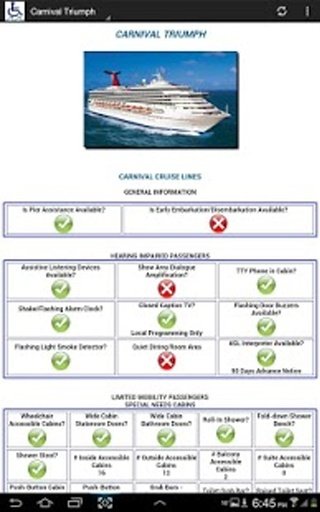 Barrier-Free Carnival Cruises截图2