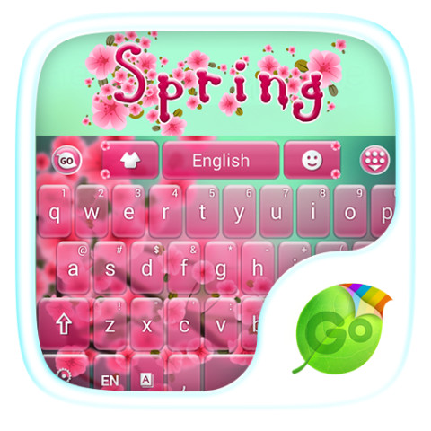 Spring Go Keyboard Theme截图1