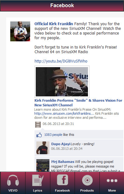 Kirk Franklin Fan Pro截图4