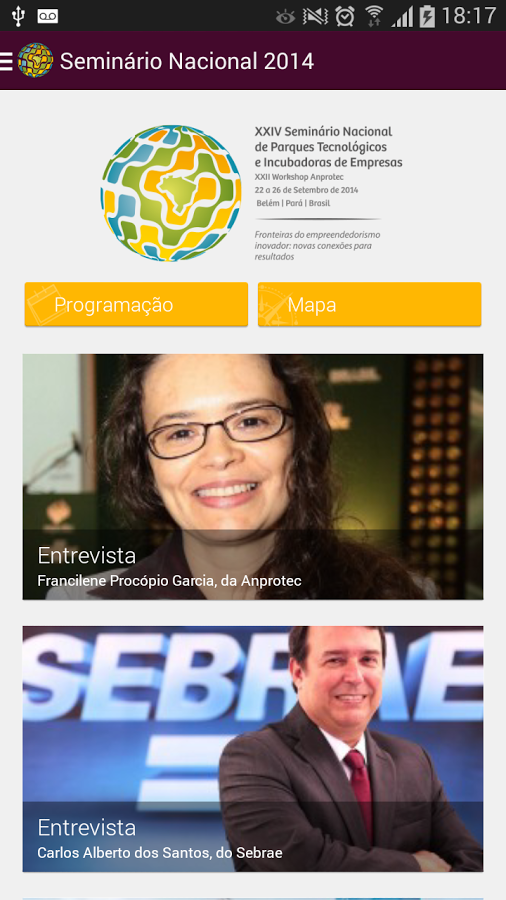 Seminário Nacional 2014截图2